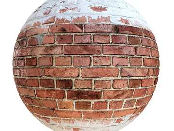 Brick wall PBR 3d model