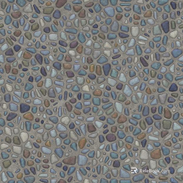 cobblestone pavement texture