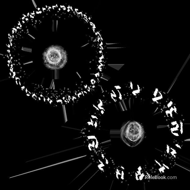 Black and White Magic Rune Decoration Map texture