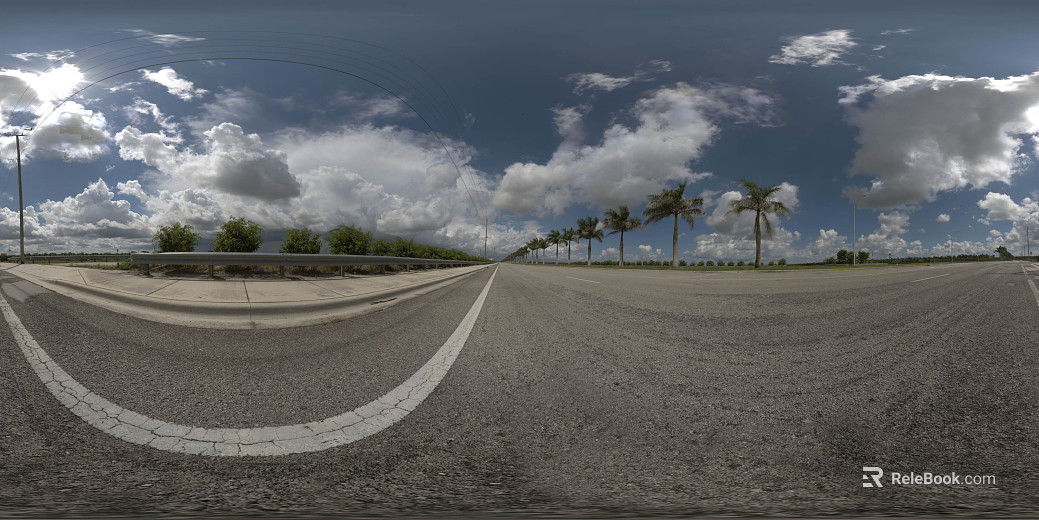 Outdoor Highway Day HDR texture