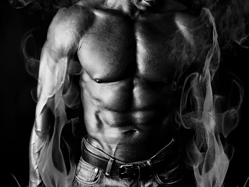 black and white painting texture (ID:ffajg89996)