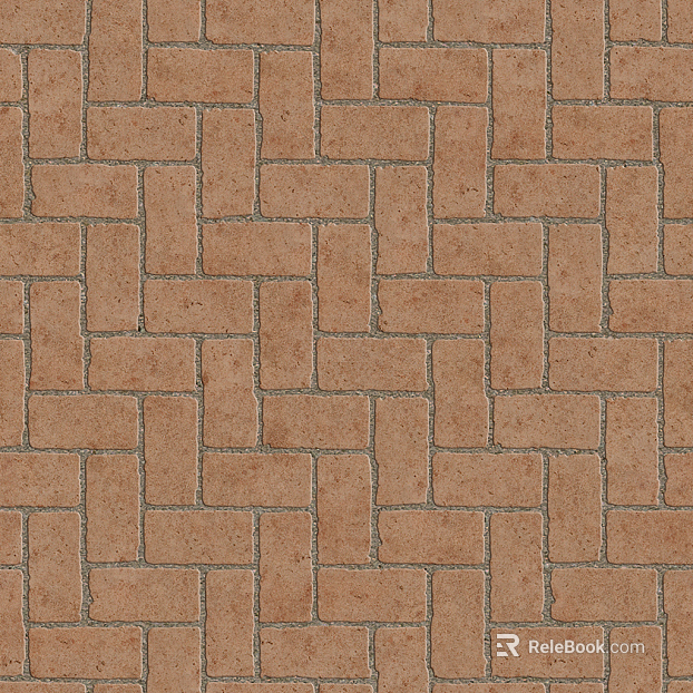 Herringbone pattern ceramic tile patchwork floor tile sidewalk road ground square paving texture