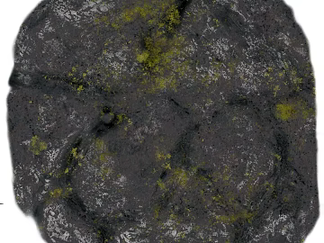 Dark gray with moss rock outdoor ground texture (ID:ffaeh420589)