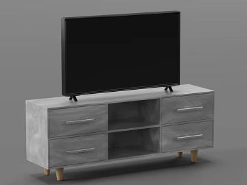 Grey Wood Grain TV Cabinet Living Room Furniture texture (ID:ffaeh168871)