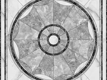 Marble patchwork round pattern black and white texture (ID:ffagg62170)