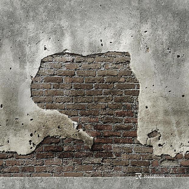 brick wall red brick cement wall broken wall texture
