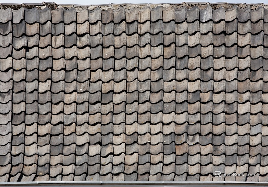 Green tile texture