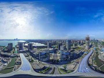 outdoor urban industrial park daytime hdr texture (ID:ffach409716)