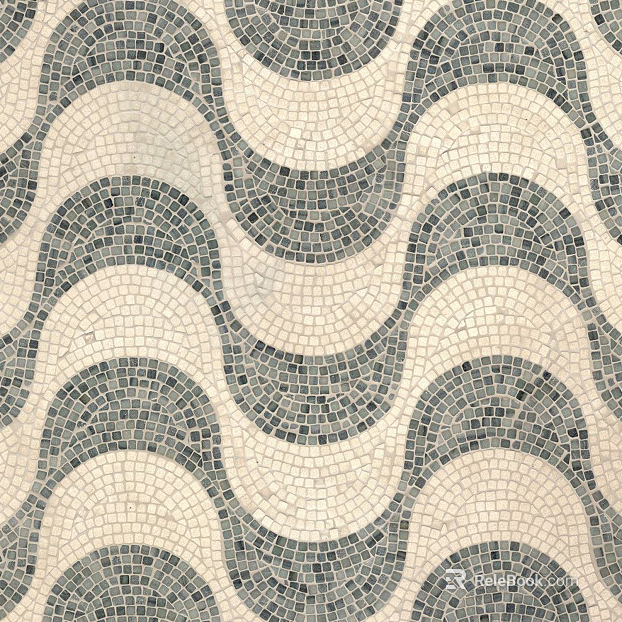 mosaic square brick texture