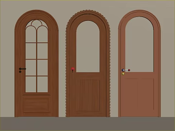 Retro style brown solid wood door interior door texture (ID:ffaeh479884)