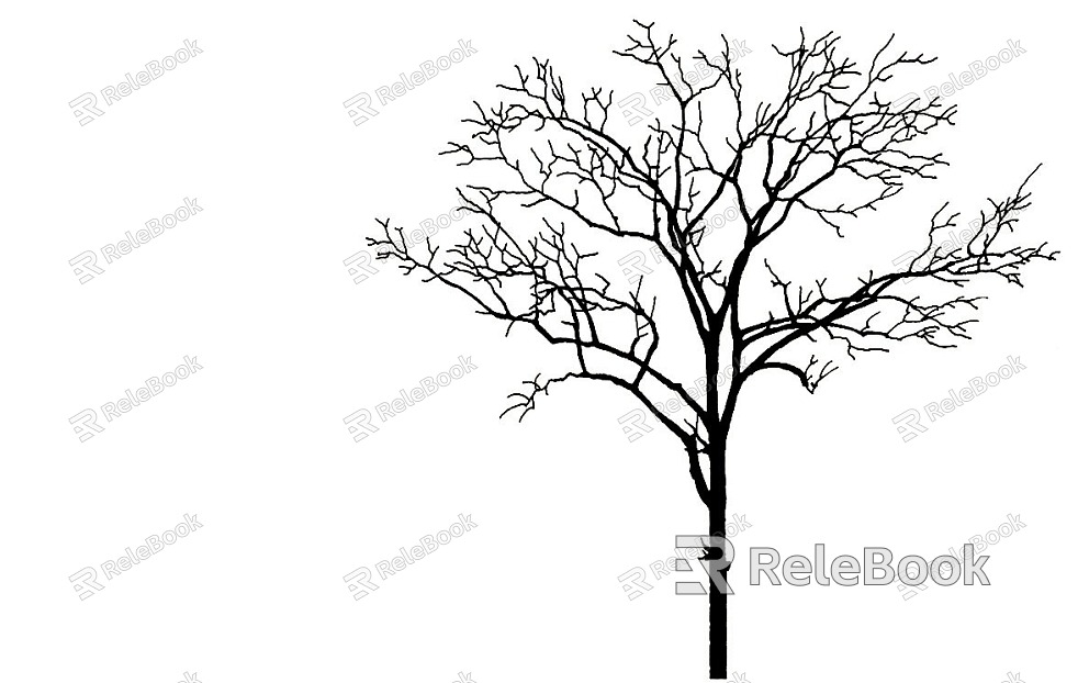 black and white tree shadow texture