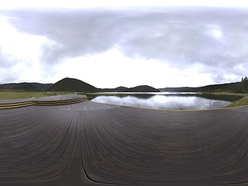 Park hydrophilic platform daytime cloudy HDR texture (ID:ffabg45091)