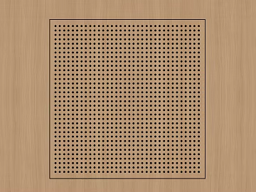 Sound Absorbing Board Wood Color Orifice Plate texture (ID:ffajg84982)