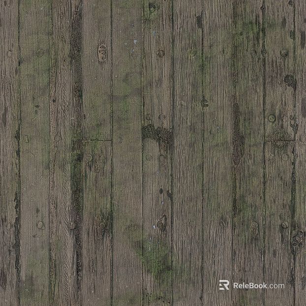 Grey-green dilapidated wood wall decoration texture