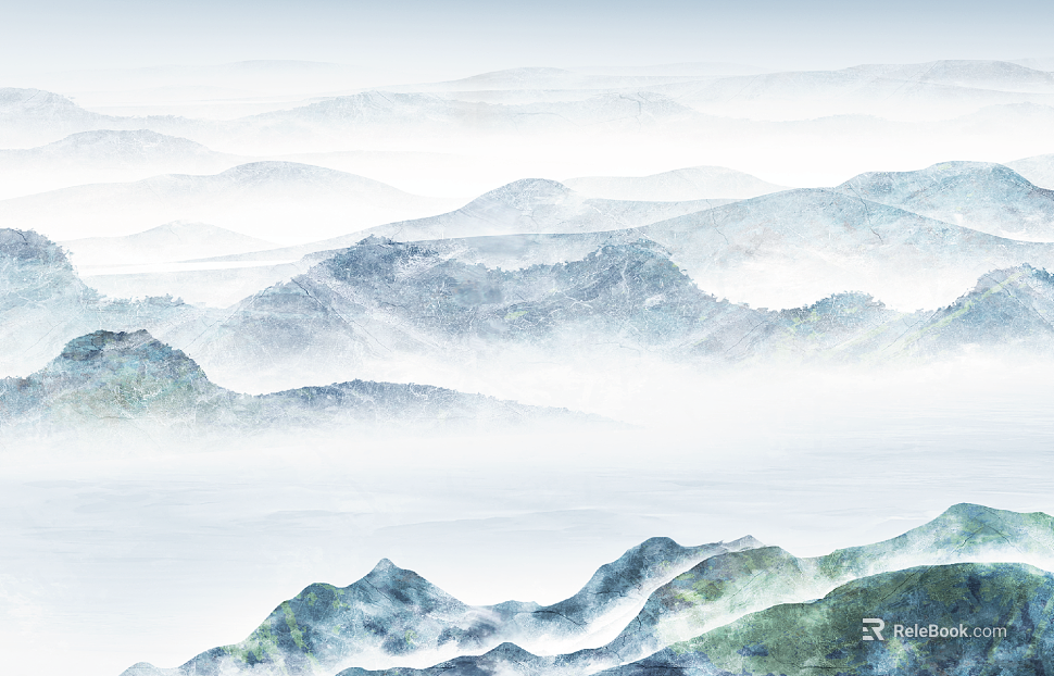 landscape painting texture