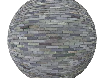 Brick wall PBR texture (ID:ffach605781)