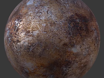 Do old metal PBR texture (ID:ffach695181)