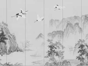 landscape painting texture (ID:ffajf4689)