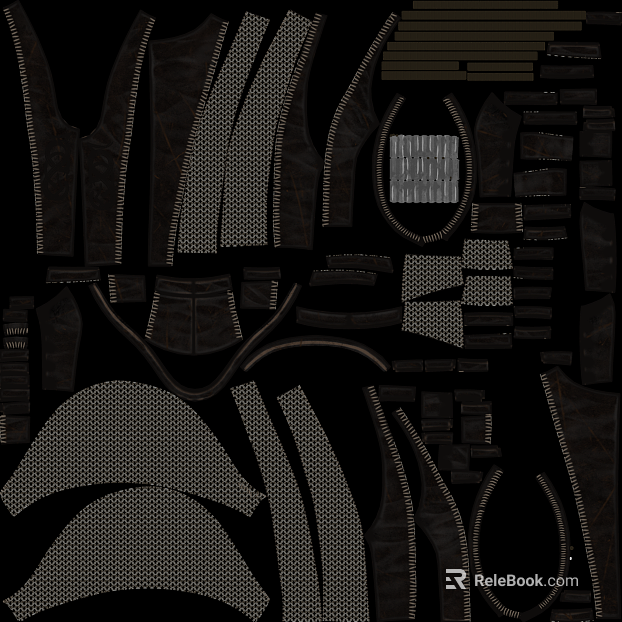 Dark Brown Coarse Pattern Leather Clothing Fabric texture