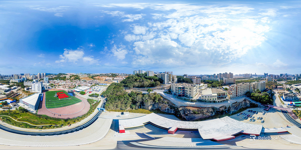 urban wind and rain playground day hdr texture