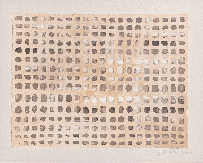 Rice brown series abstract geometric decorative painting texture