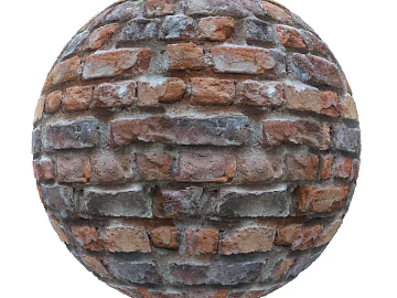 Brick wall PBR texture (ID:ffach931964)