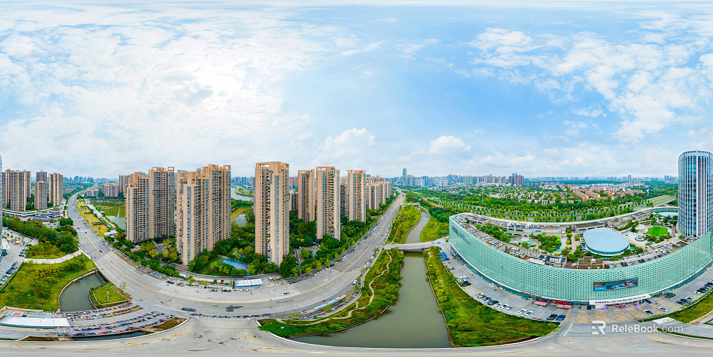 HDR City Community Panorama texture