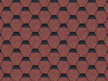 Red brown hexagonal asphalt shingle roof building materials texture (ID:ffaeh568032)