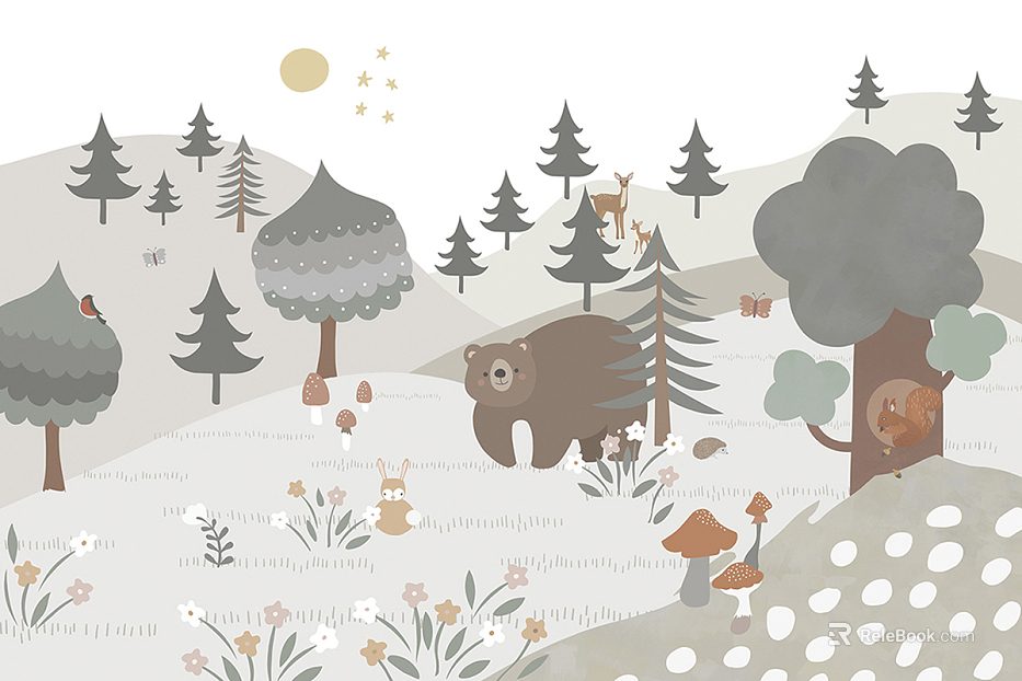 Children's Wallpaper texture