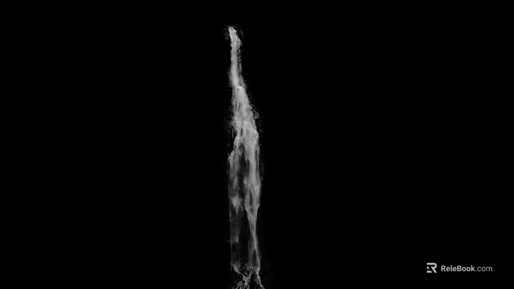 White water flow, dynamic water trails texture
