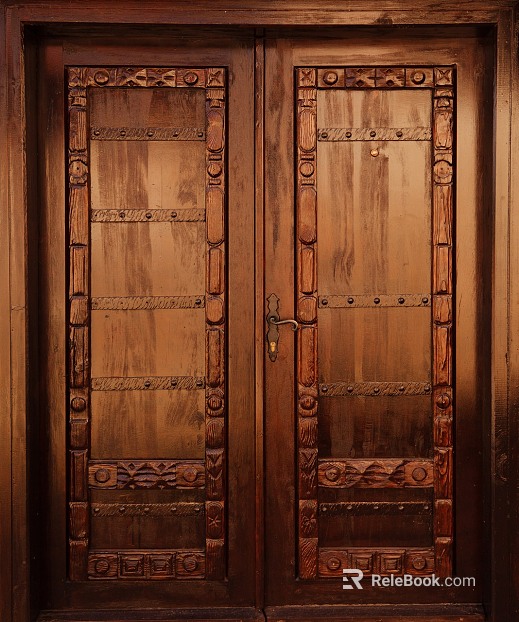 Wooden door texture