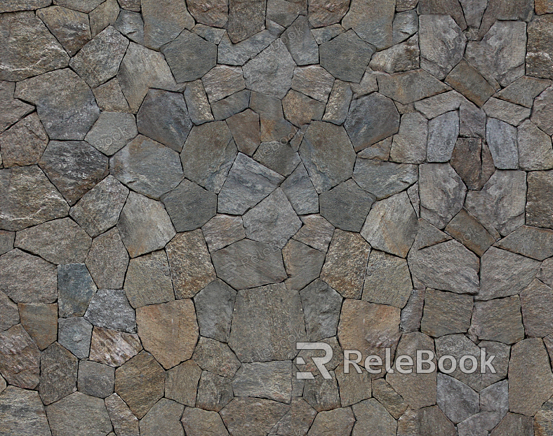 A Culture Stone image showcasing textured, earthy-toned synthetic stones arranged in a seamless pattern, ideal for rustic or modern architectural designs.