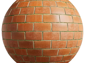 Brick wall PBR texture (ID:ffach624181)