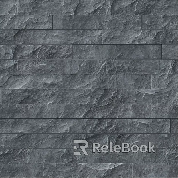 Culture Stone Grey Pattern Rock Slab Seamless texture