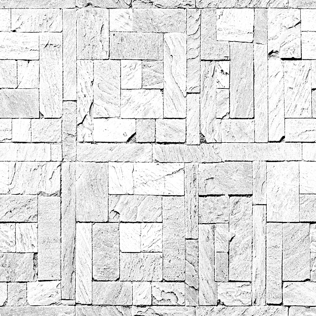 Ground black and white map texture