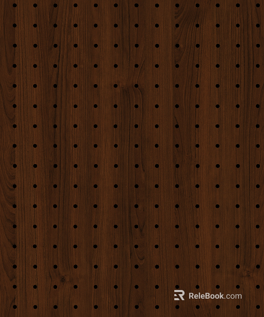 Sound Absorbing Board Wood Color Orifice Plate texture