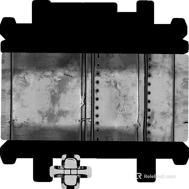 Silver gray old metal container plate texture