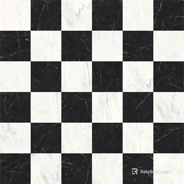 black and white parquet marble tile floor texture