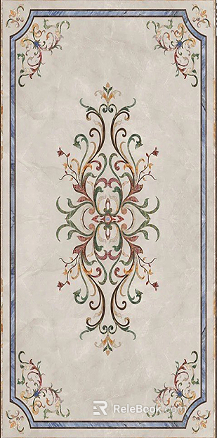 European floor tile texture