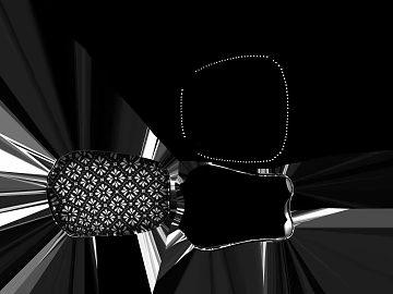 Black and white pattern metal decorative panel texture (ID:ffaeh194066)