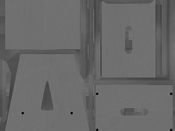 Grey Plywood Decorative Character Component texture (ID:ffaeh565026)