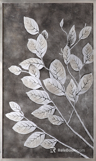 Plant painting texture