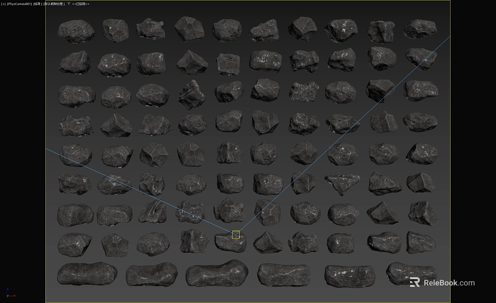 Dark gray rock landscape stone texture