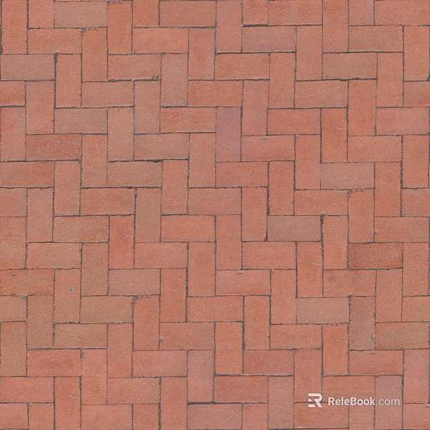 Herringbone pattern cement floor tile permeable brick sidewalk road square ground texture