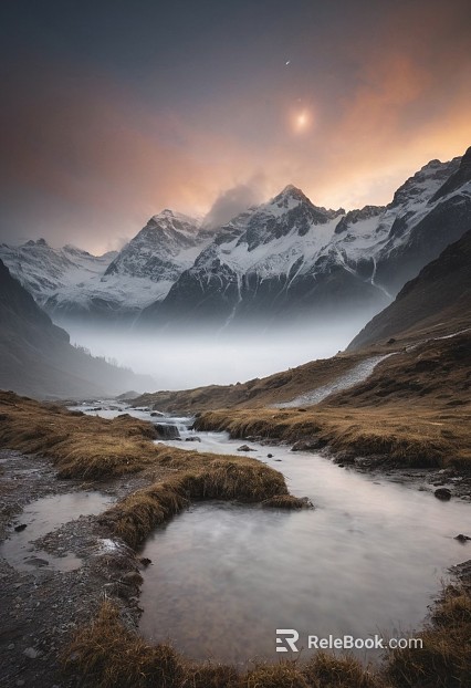 landscape decorative painting texture