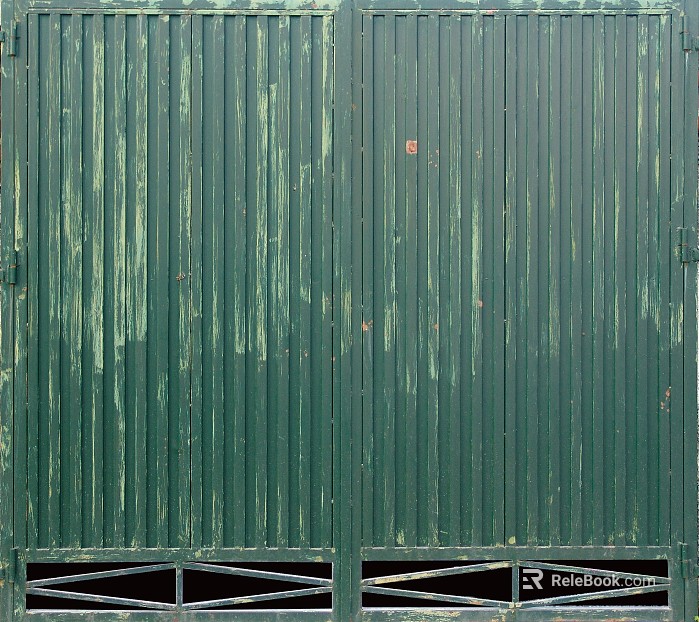 Metal door texture