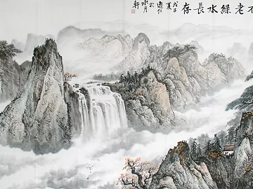 landscape painting texture (ID:ffagg78050)