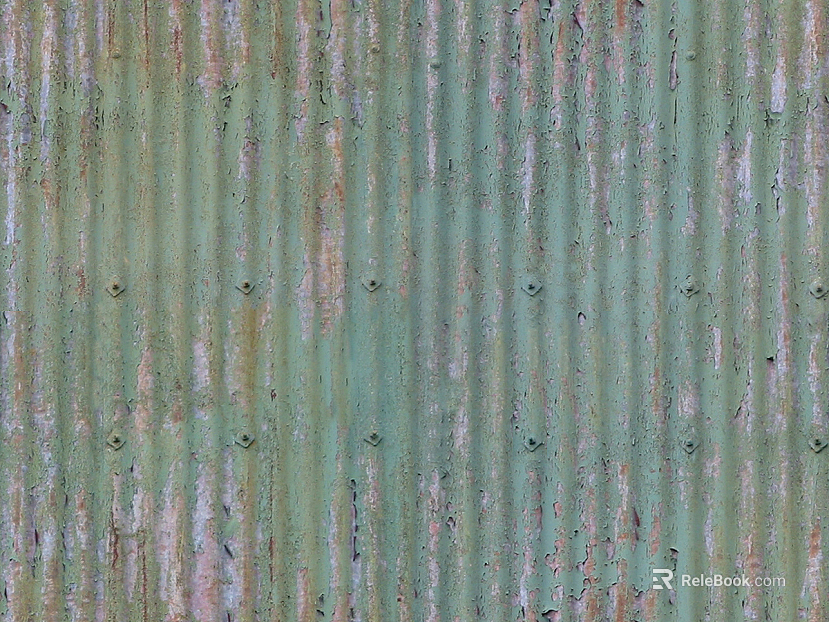 Metal with bolts texture