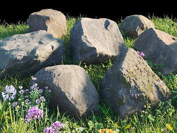 Dark gray rock outdoor landscaping stone texture (ID:ffaeh717232)