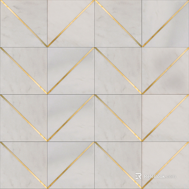 Modern White Marble Stone Geometric Splicing Parquet Pattern Tile Floor Tile Wall Tile texture